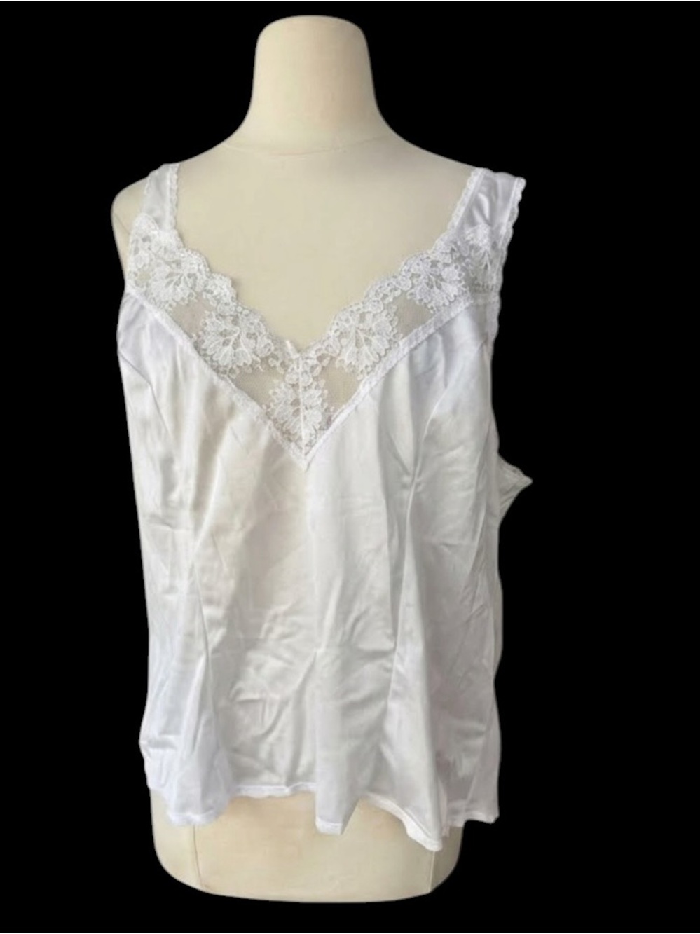 Deadstock w/o Tag 1970s/80s‎ Liza Lawrence 100% Antron III Nylon Camisole
